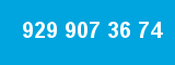 929 907 36 74